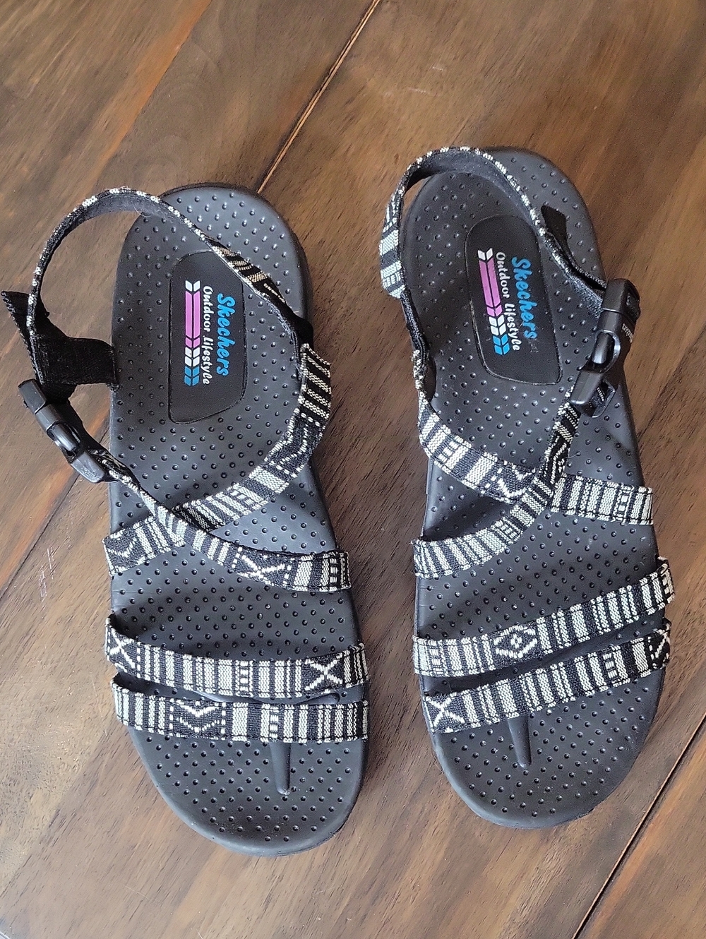 Skechers Women's Reggae Trail On By Sandal Sz 8.5 - Picture 6 of 9